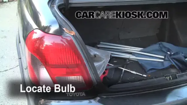 2001 Toyota Echo 1.5L 4 Cyl. (4 Door) Lights Tail Light (replace bulb)